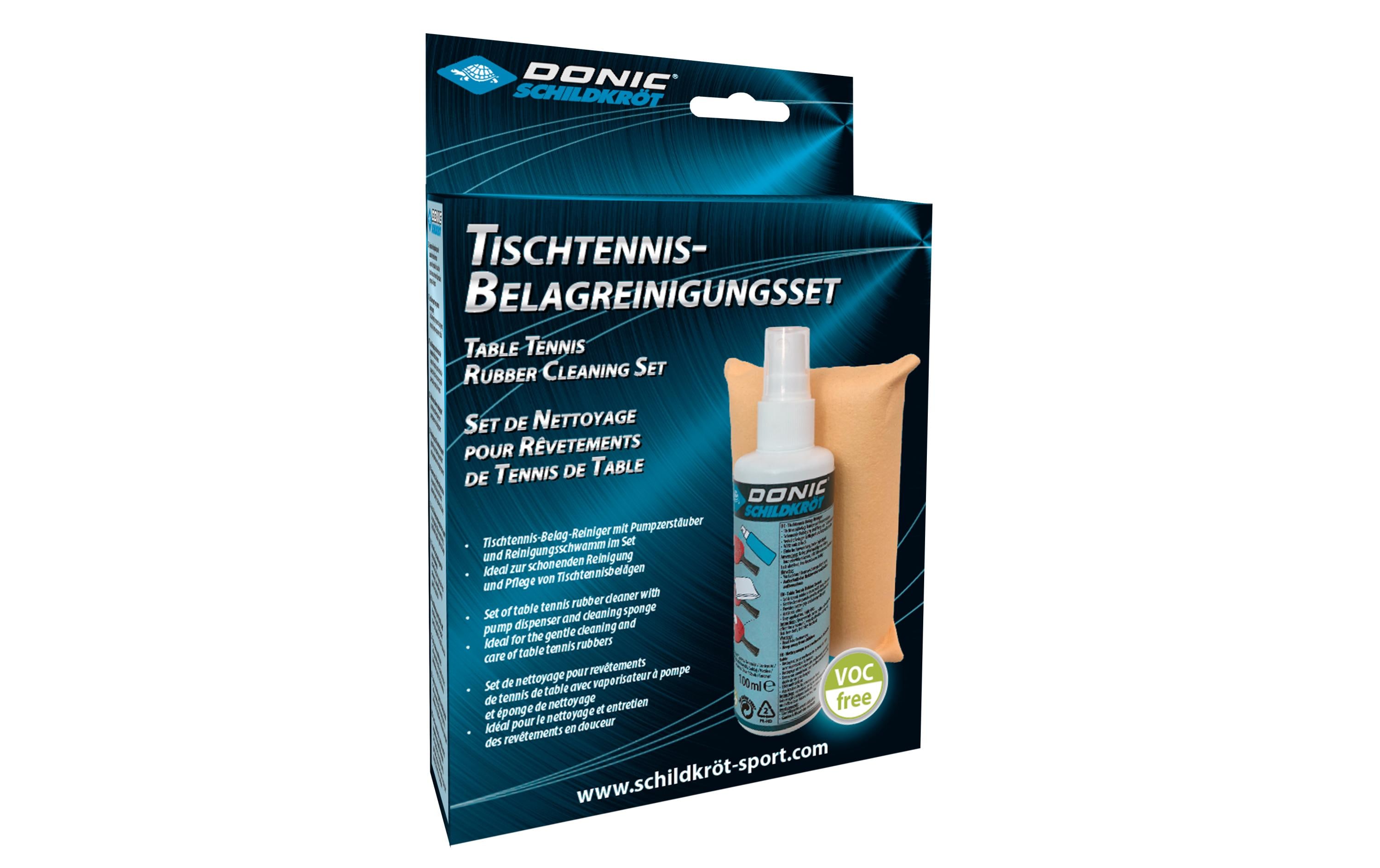 Tischtennis-ReinigungssetDonic Schildkröt Reinigungsset