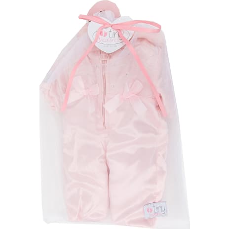Tiny Treasures pink skidragt med sløjfe