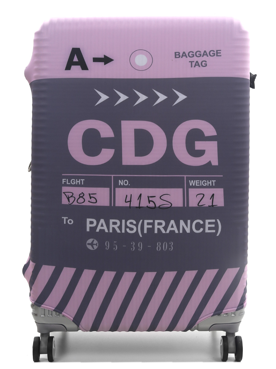 Housse de valise Airtex To Paris CDG - L