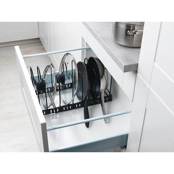 Lot de 2 rangements extensibles pour poêles et ustensiles Wenko by Max
