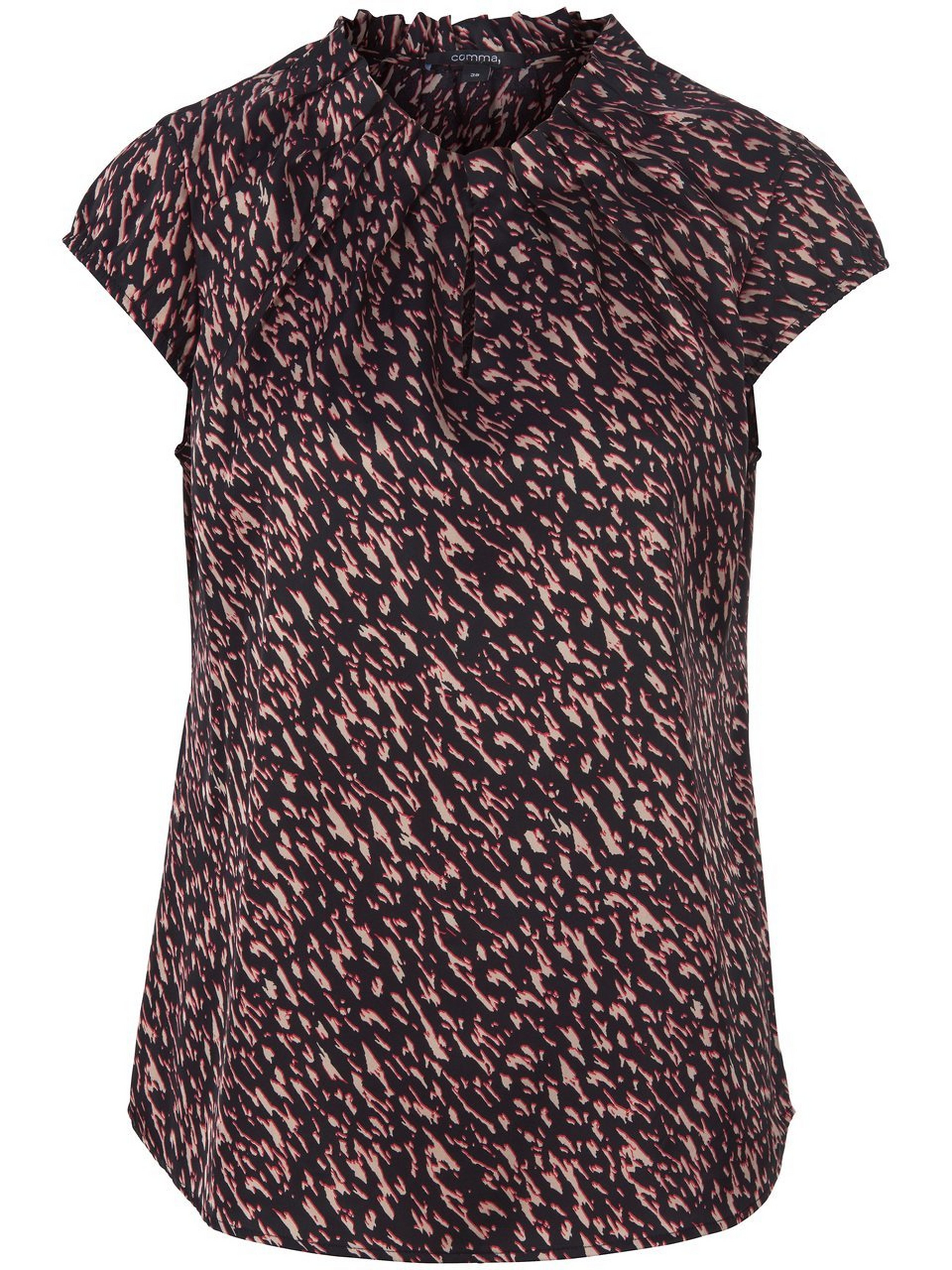 Bluse mit Stehkragen