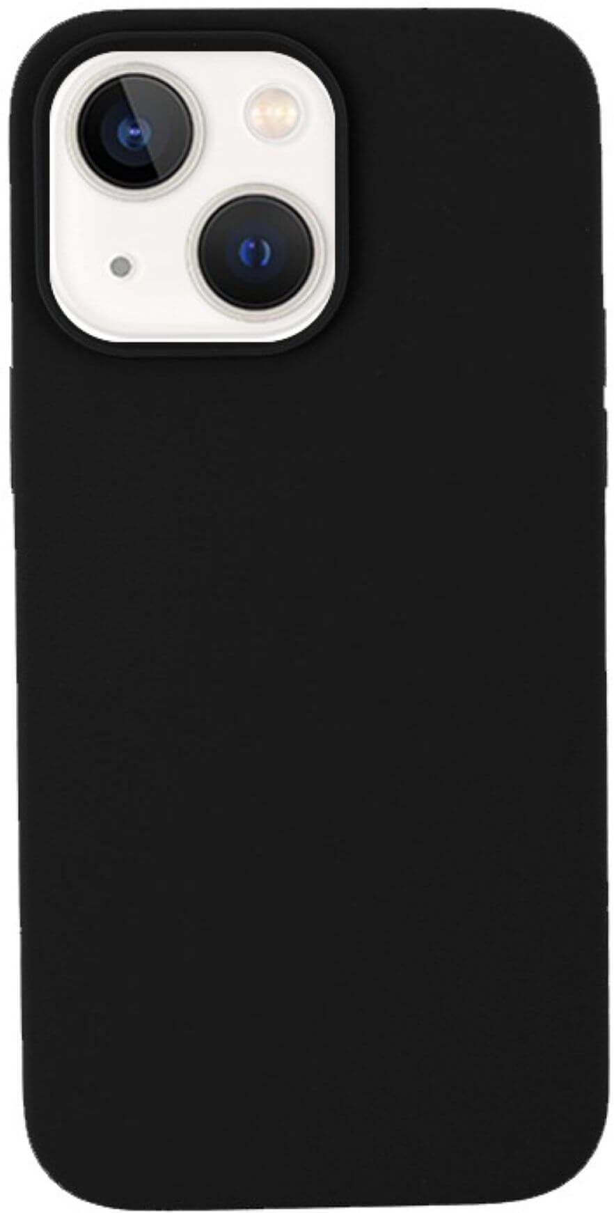 iPhone 15 MagSafe Silikon Backcase Hülle Steglitz (11016) - Schwarz