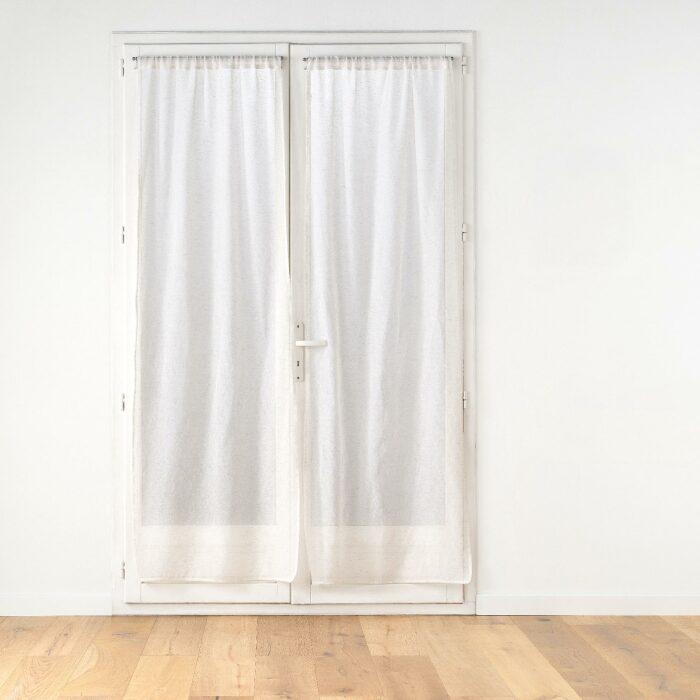 PAIRE DROITE PASSE TRINGLE 70X200CM NORINE