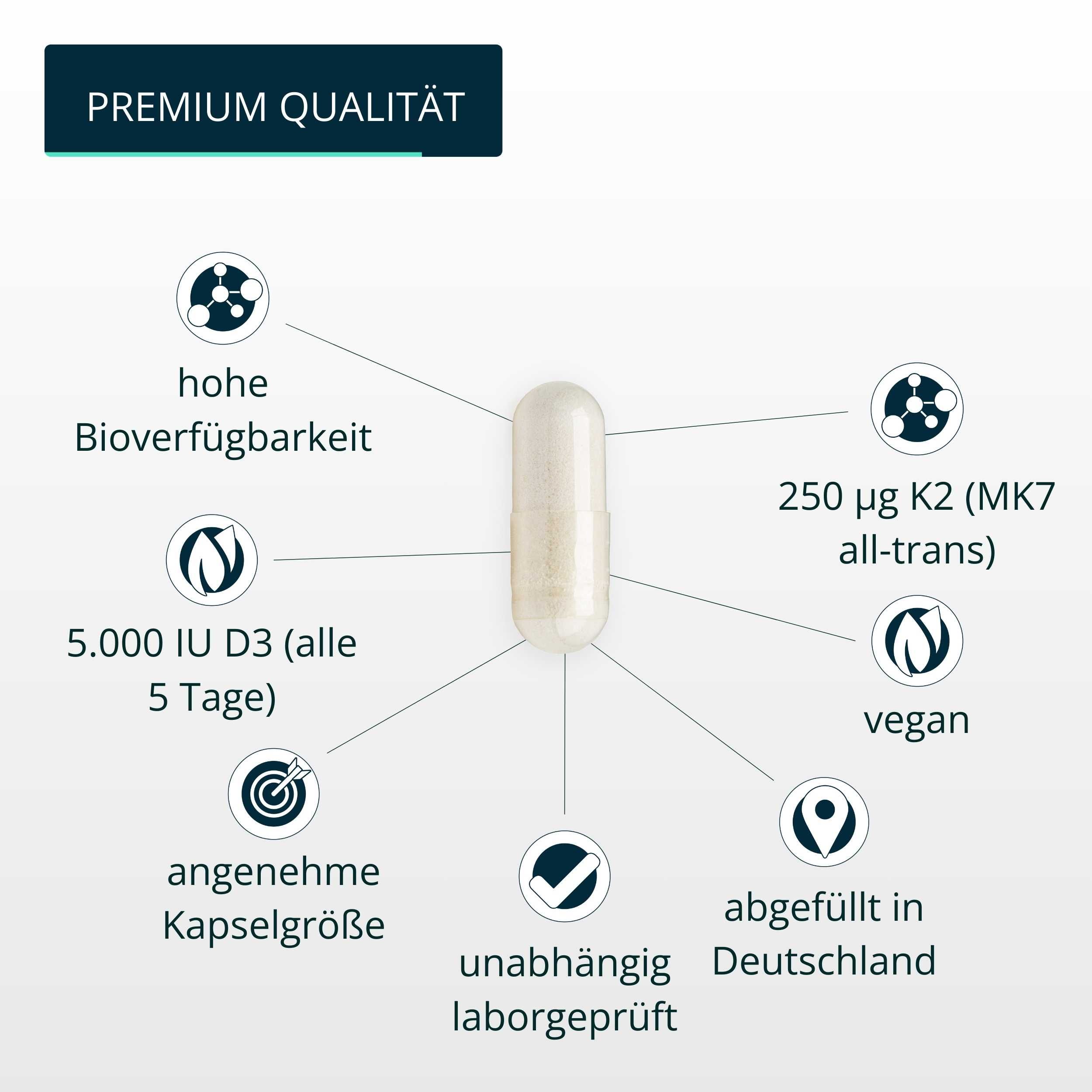 brandl® Vitamin D3 K2 vegan