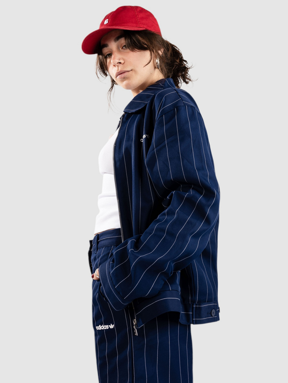 adidas Originals Pinstripe H Jacket nindig/owhite