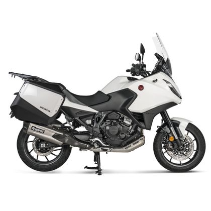 Silencieux Akrapovic Titane noir embout Carbone - Gris