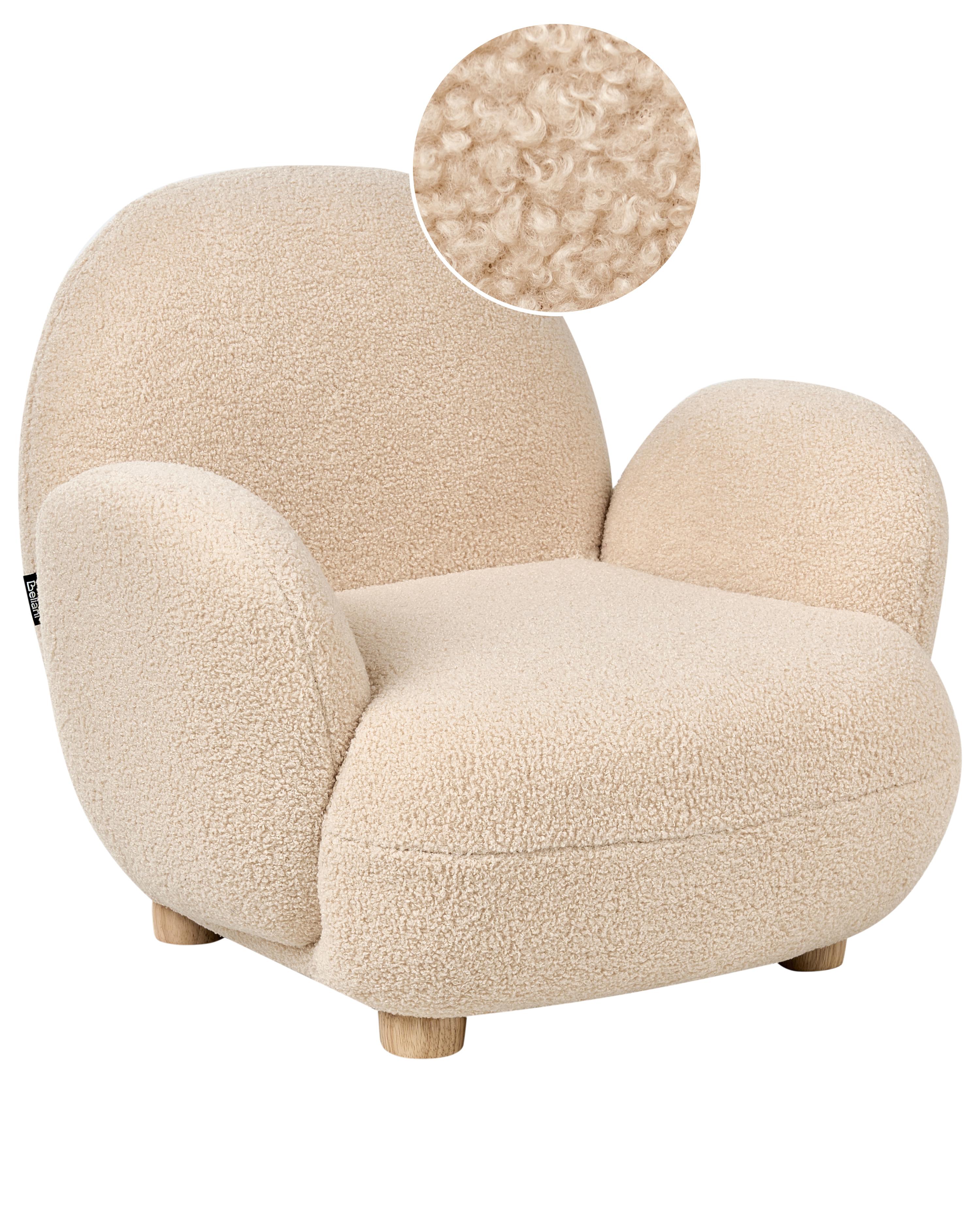 Kinderfauteuil HEM Bouclé Beige