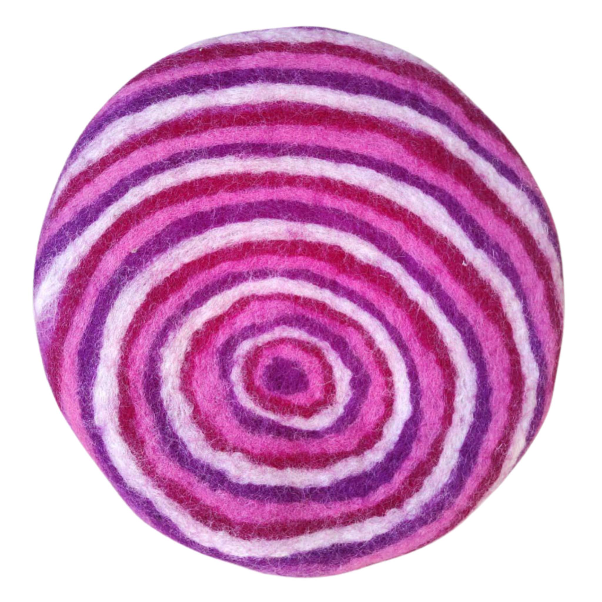 Filz-Untersetzer rot-pink, Ø 24 cm, H 3 cm günstig bestellen