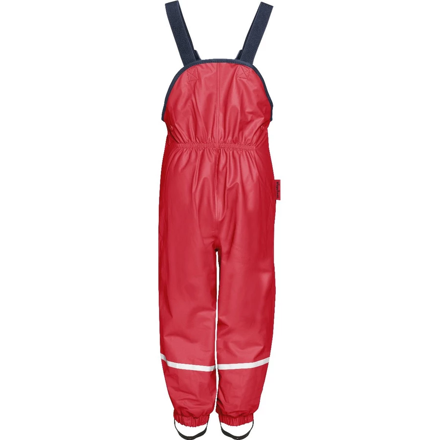 Playshoes Regenlatzhose Fleece rot
