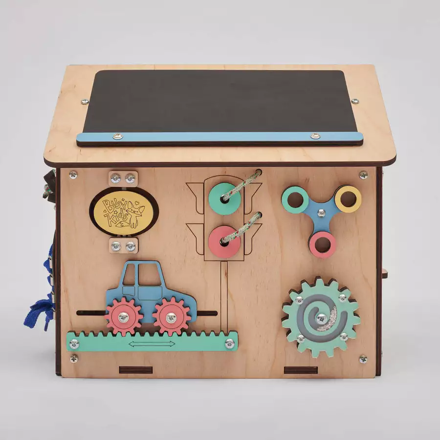 Montessori® sensorisches Mini Spielhaus Montessori® by Busy Kids mehrfarbig