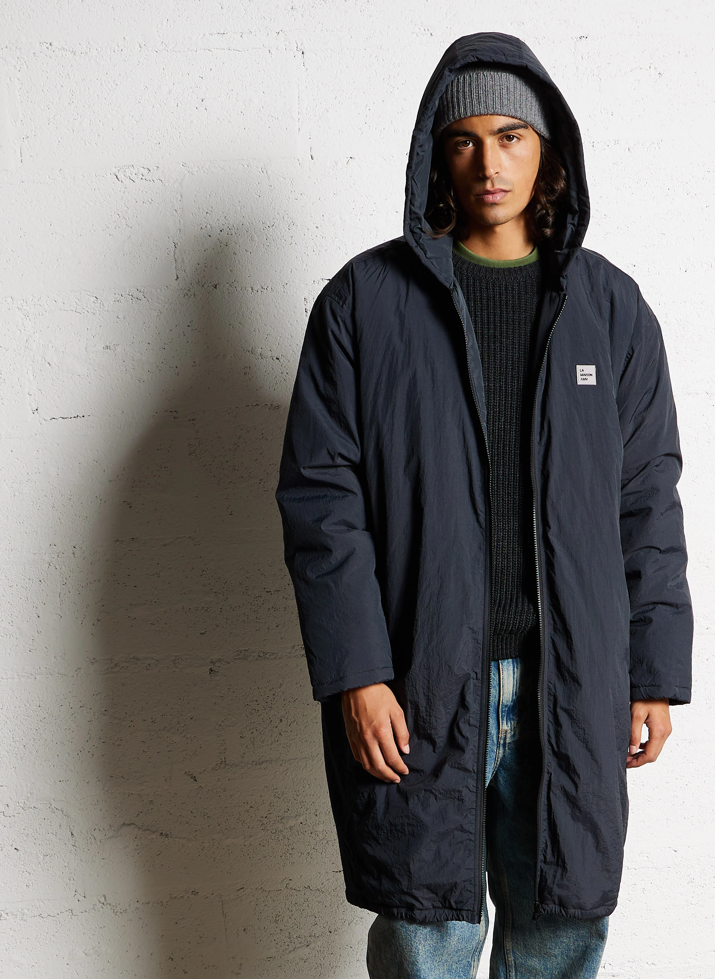 ZOTCITY - Parka col montant ample | Noir