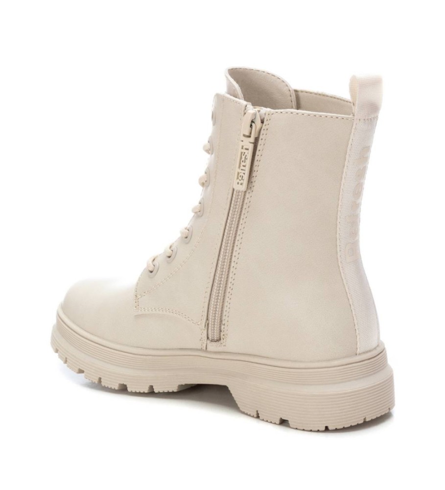 Botas de cano curto Refresh 171134 bege