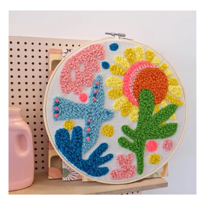 Chaumière Oiseau Kit DIY Punch needle Eden