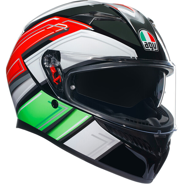 AGV - Casque K3 Wing Blanc / Rouge / Vert / Noir