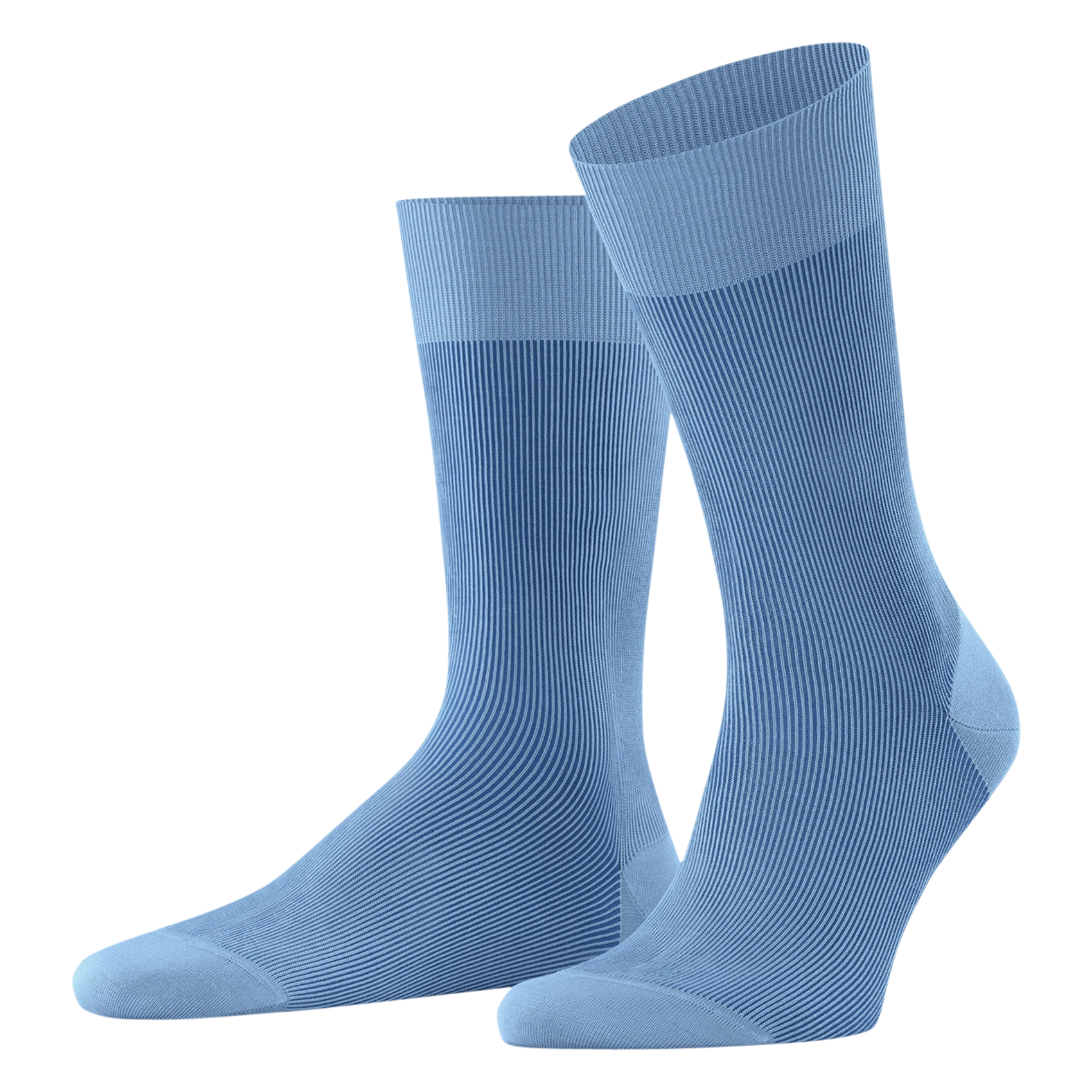 FINE SHADOW SO - Chaussettes hautes en coton mélangé | Bleu