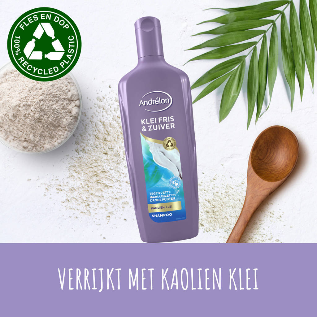 Fijn en handigKlei Fris & Zuiver shampoo - 6 x 300 ml