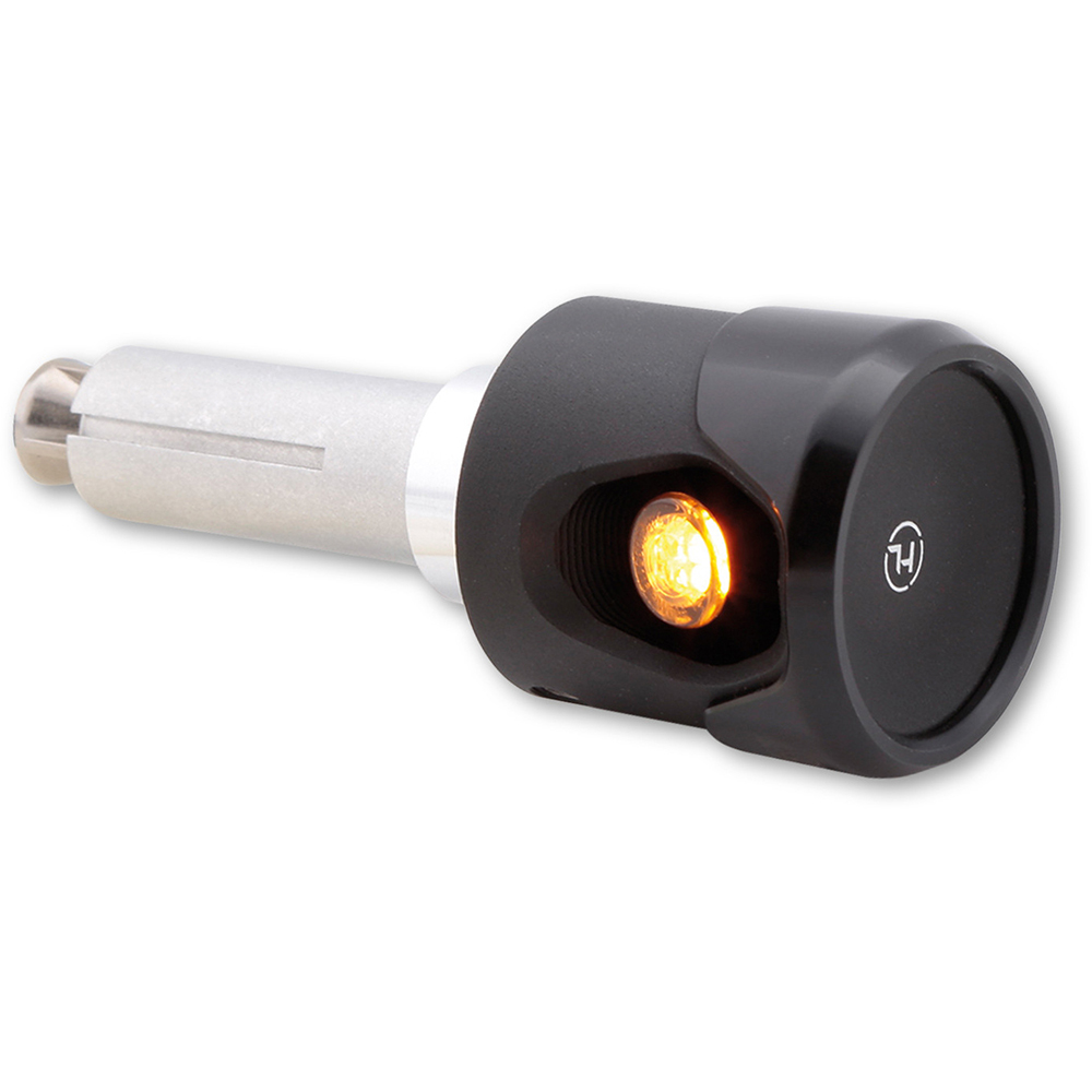 Highsider - Clignotants LED Akron-Flash - Embout de guidon Noir