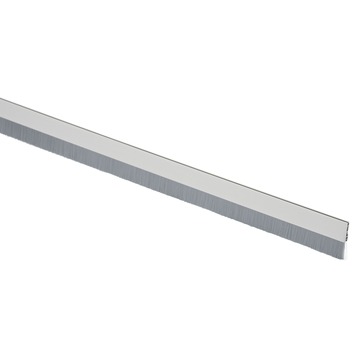 Handson tochtstrip met borstel zelfklevend aluminium zilver 93 cm