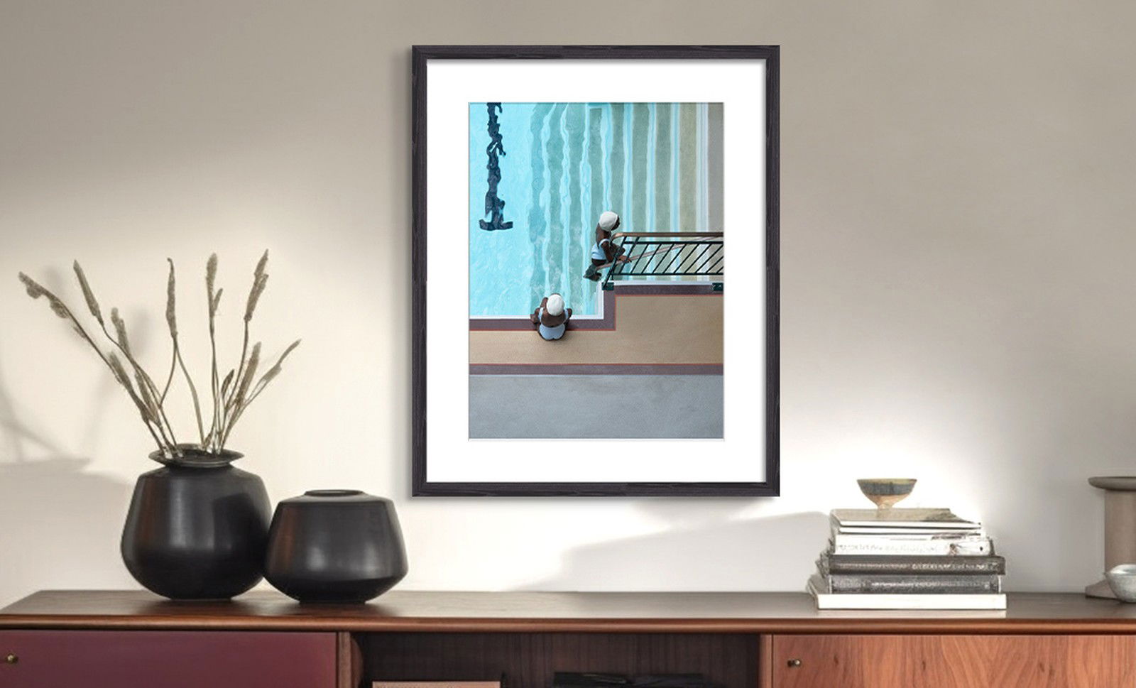 Swimmers at Molitor by Soo Burnell - Darlings - Small Limited Edition. 30x40.
