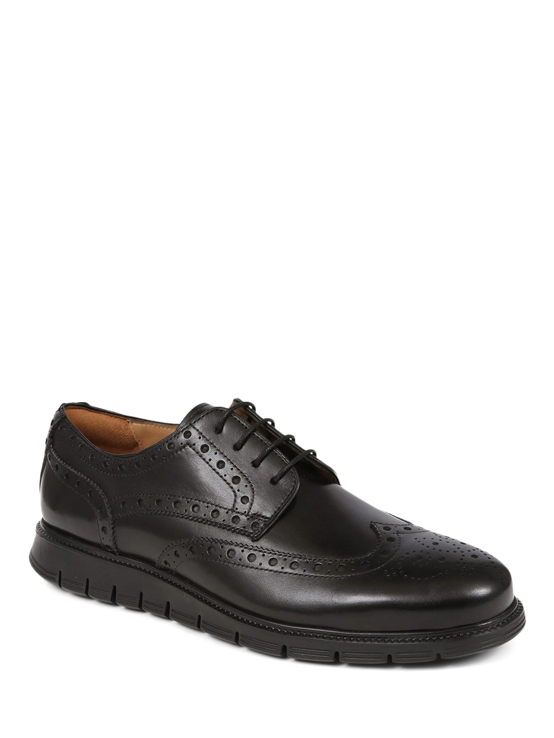 Zwart - Jones Bootmaker London City 2 Brogues Derby Shoes