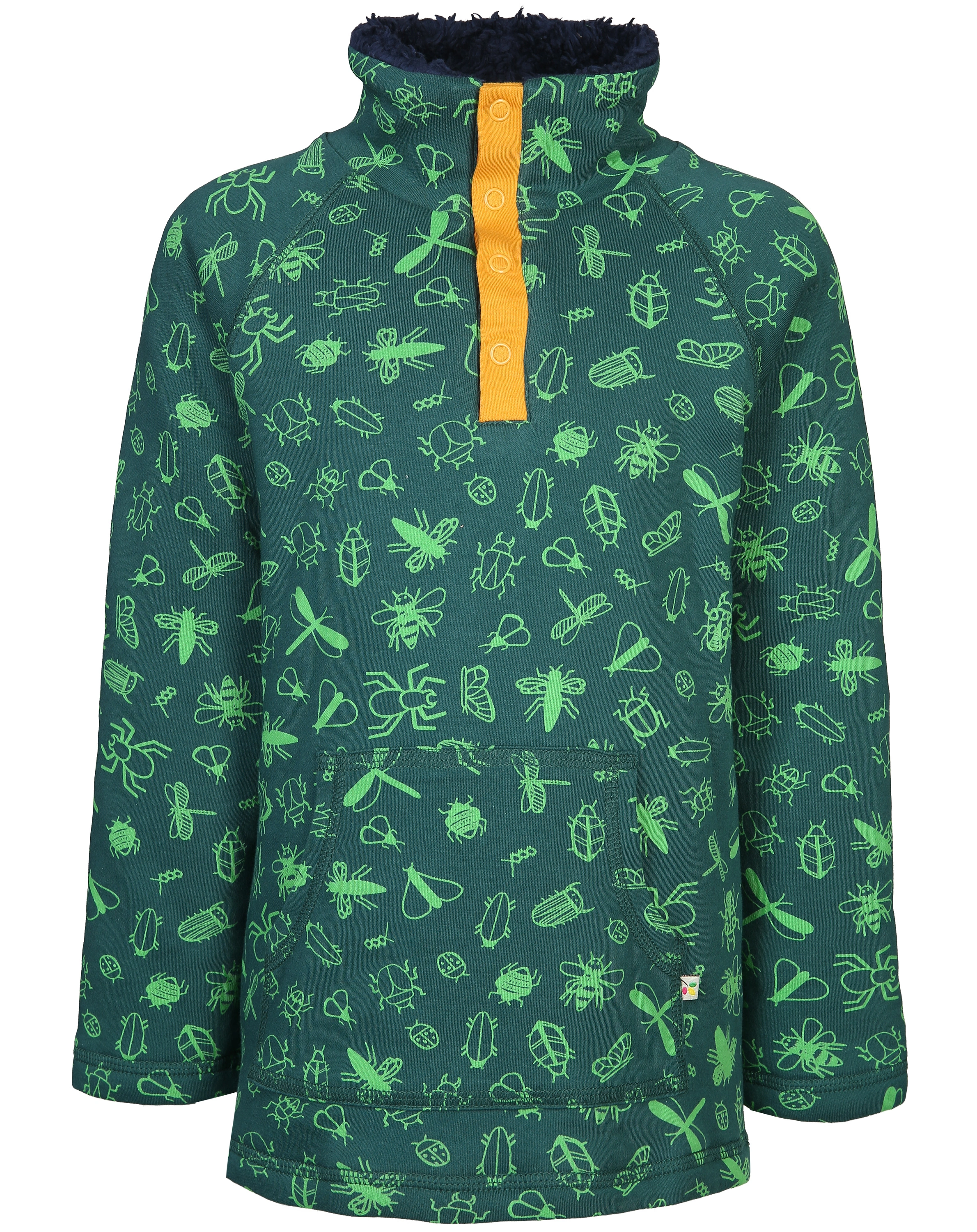 Pullover SNUGGLE - CREEPY CRAWLIES in grün
