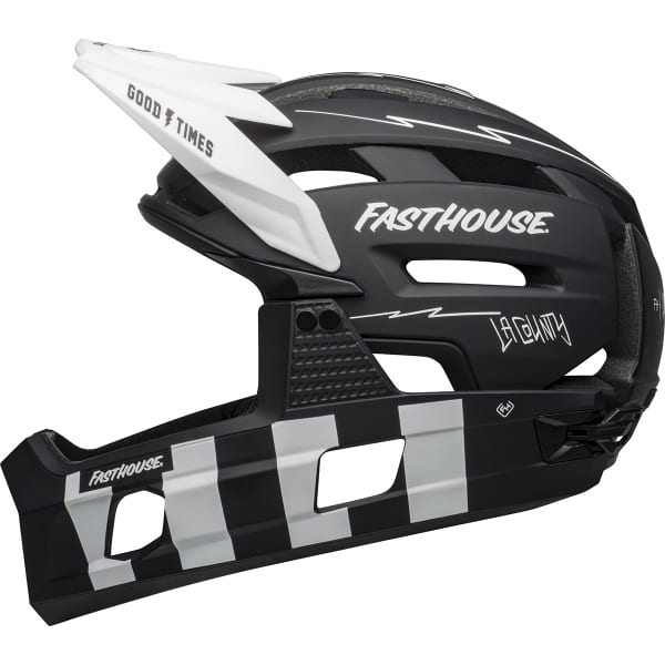 Casque VTT BELL SUPER AIR R MIPS BLACK/WHITE FH