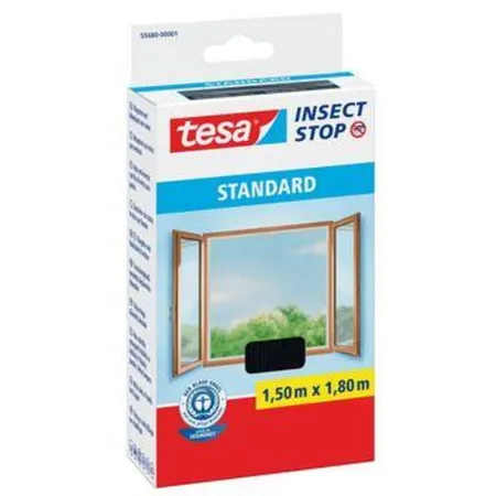 tesa Fliegengitter für Fenster, anthrazit