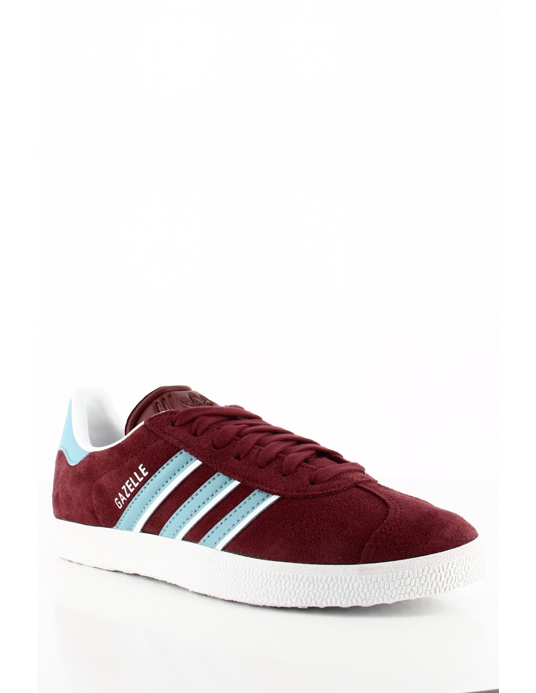 adidas Sneakers Mixte Gazelle Bordeaux/Bleu Daim