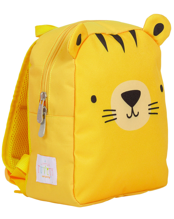 Kinderrucksack LITTLE BACKPACK – TIGER (21x26x10) in gelb
