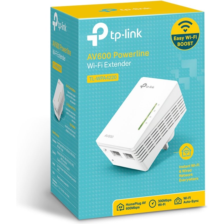 TP-Link TL-WPA4220 600 Mbit/s Ethernet/LAN Wifi Blanc 1 pièce(s)