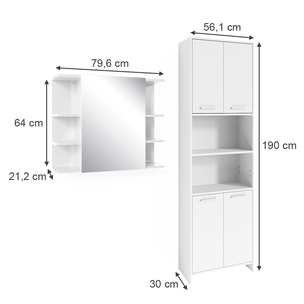 Vicco Badmöbel Set 