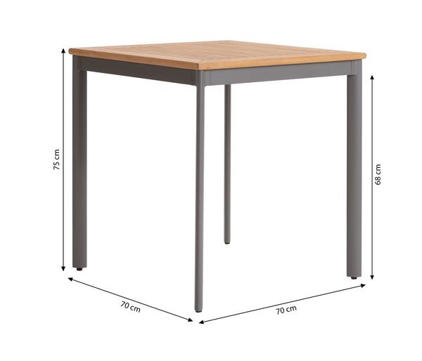 Dehner Balkontisch Colmar ca. B70/H75/T70 cm