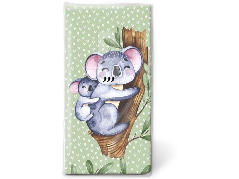 Paper   Design Taschentücher Koalas 1 Stück Designer Taschentuch