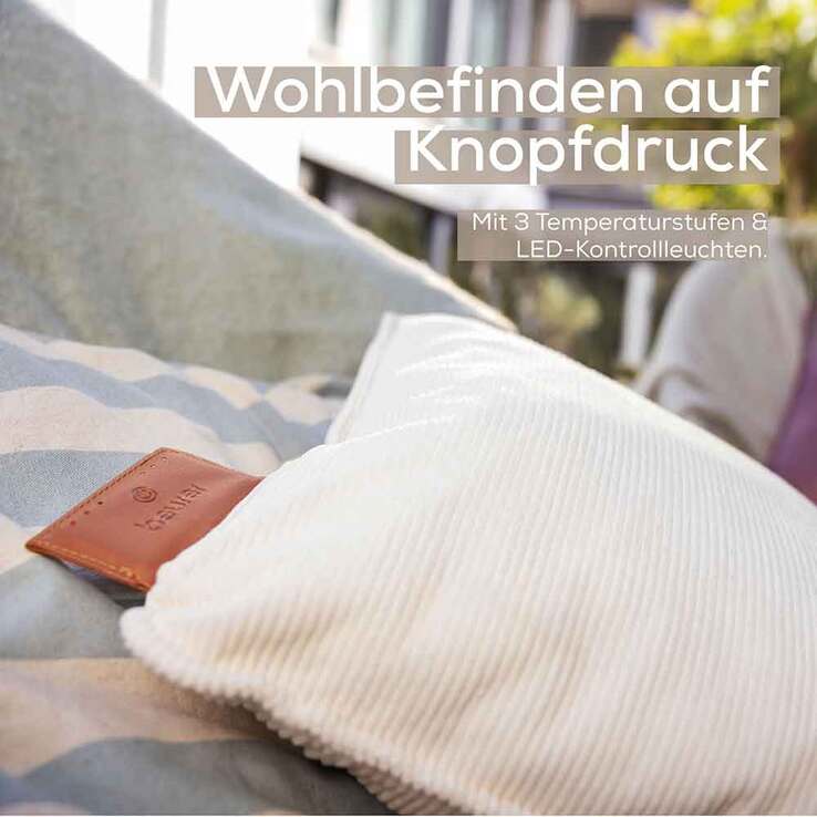 Beurer HK77 Heaty Akku-Heizkissen cashmere-cream, 1 St
