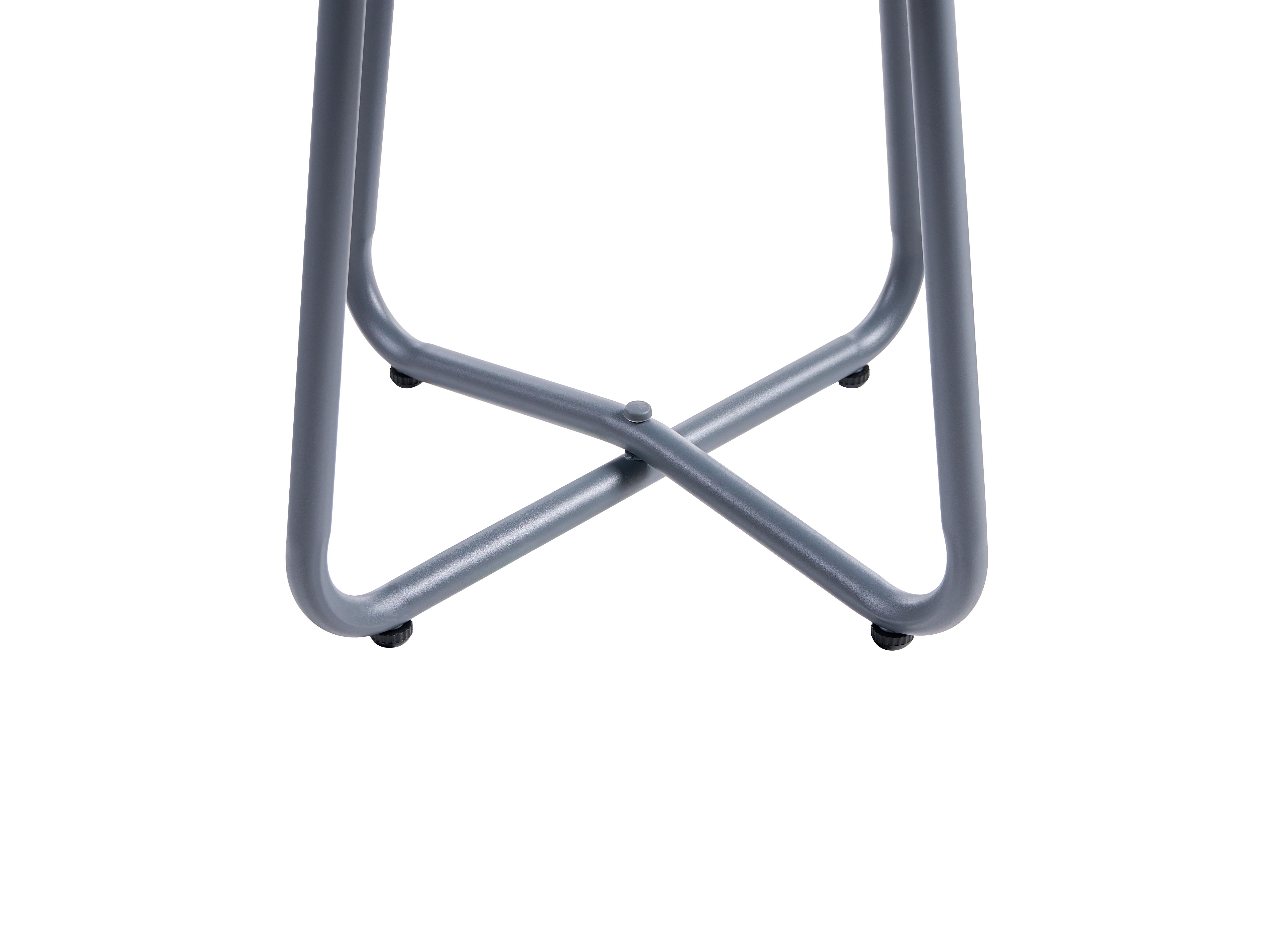 Loungeset met tafel 2-zits PASTO Metaal Donkergrijs