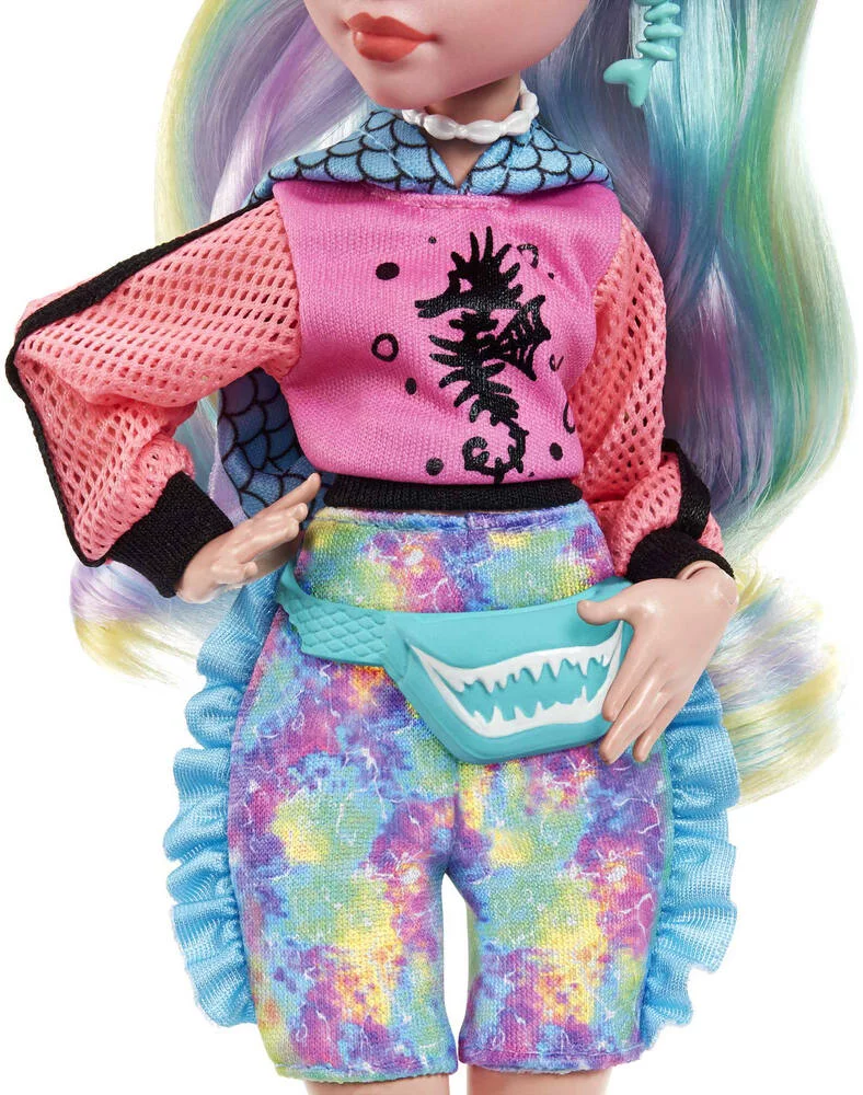 MONSTER HIGH - POUPEE LAGOONA BLUE AVEC PIRANHA DE COMPAGNIE