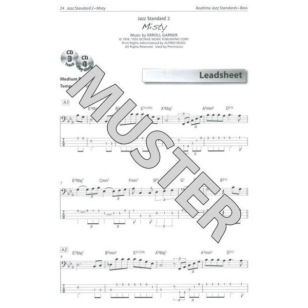 Alfred Music Publishing Realtime Jazz Standards Bass