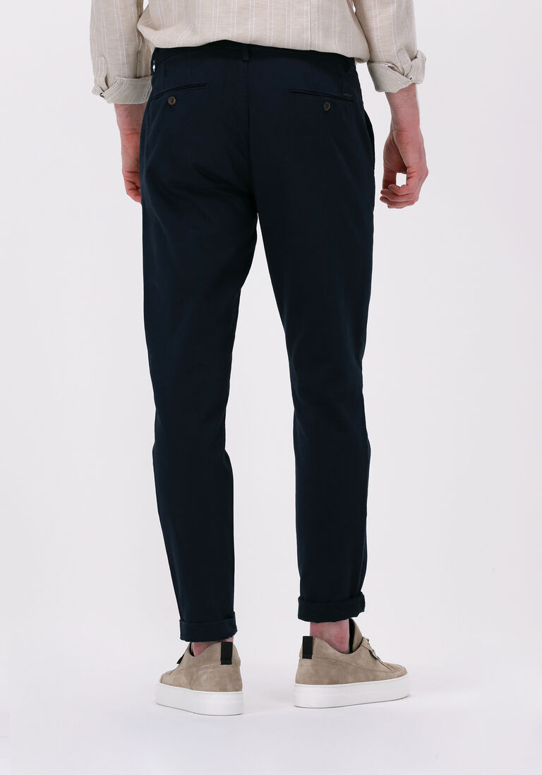 DSTREZZED blauwe dstrezzed chino lancaster tapered jogger twill knit