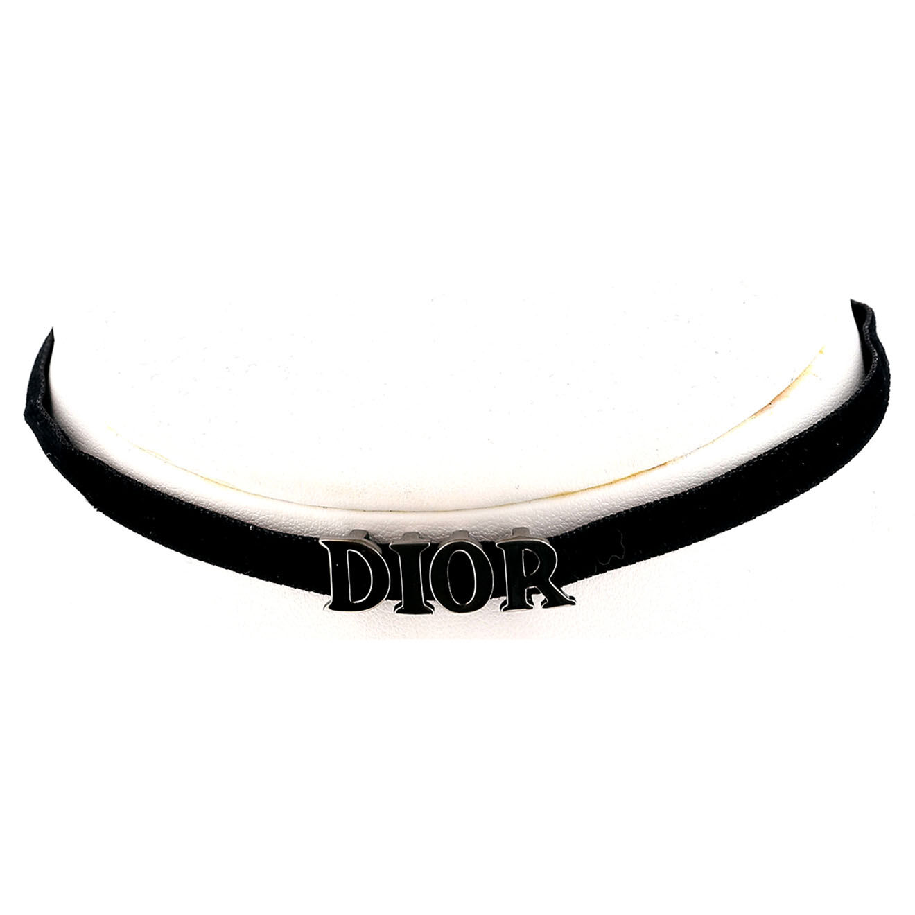 Dior Collier en Tissu noir - Neuf sans étiquette