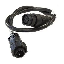 Lowrance 9 Pin Black Xdcr Til 7 Pin Blå Adapter Adapter Fra Airmar Til Lowrance Plugg