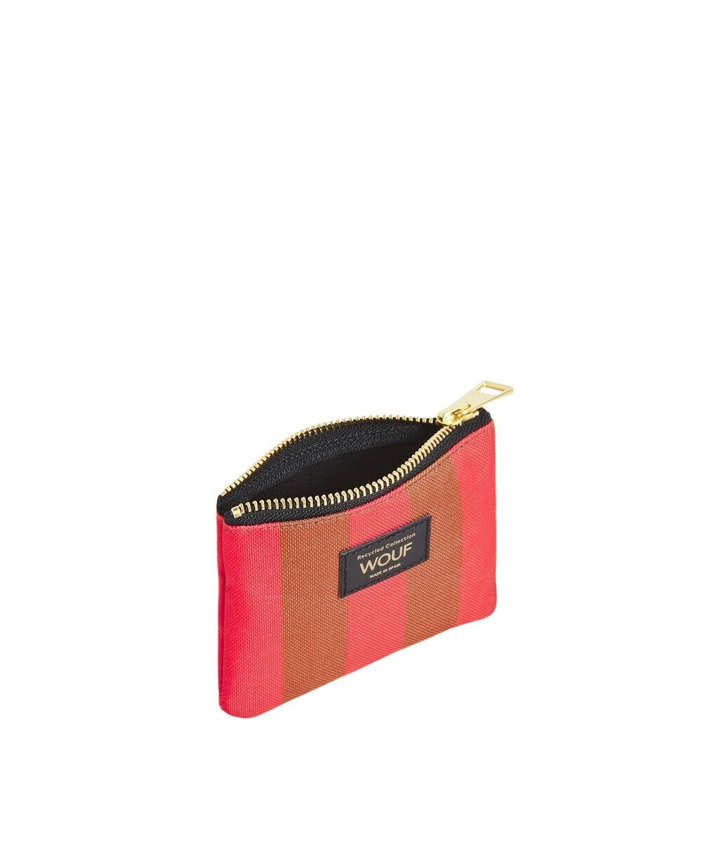 Wouf  Pat pung, small - Pink/Brown