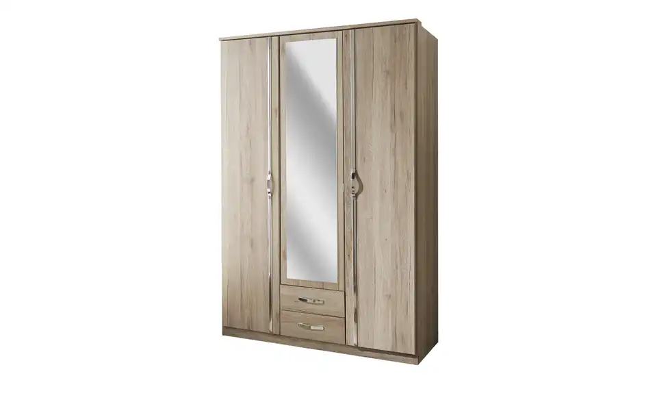 Kleiderschrank Duo 135 cm Eiche San Remo (Nachbildung)