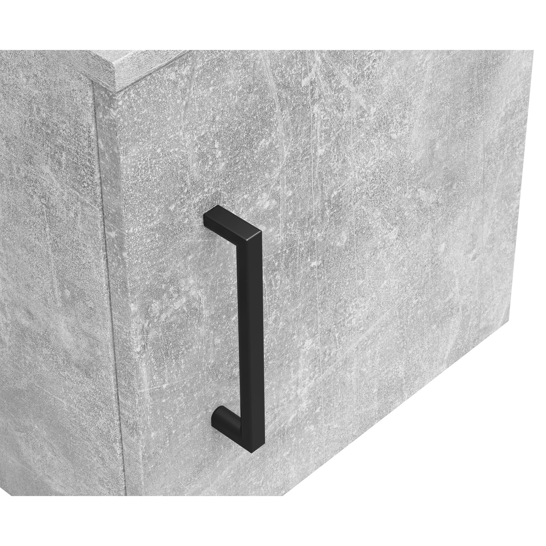 Aufsatzelement - auch hängend verwendbar - Betonoptik - Breite 30 cm