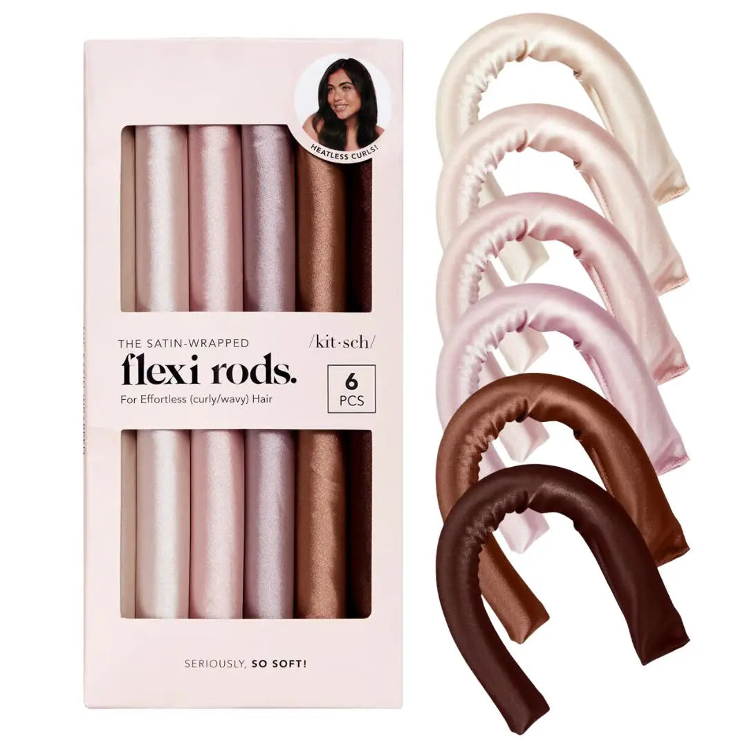 Satin Wrapped Flexi Rods Rosewood