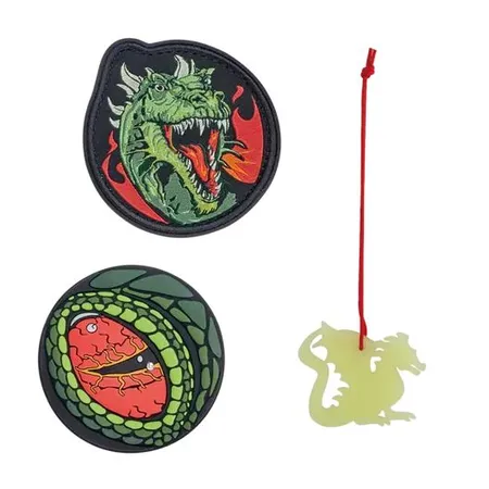 DerDieDas Wechselbuttons 3er Set Basilisk