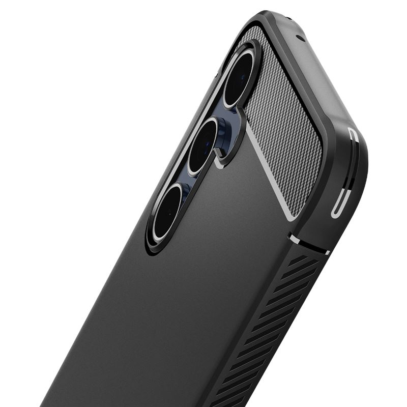 Samsung Galaxy A55 Rugged Armor Hybrid Case Hülle (ACS07500) - Schwarz (Matt)