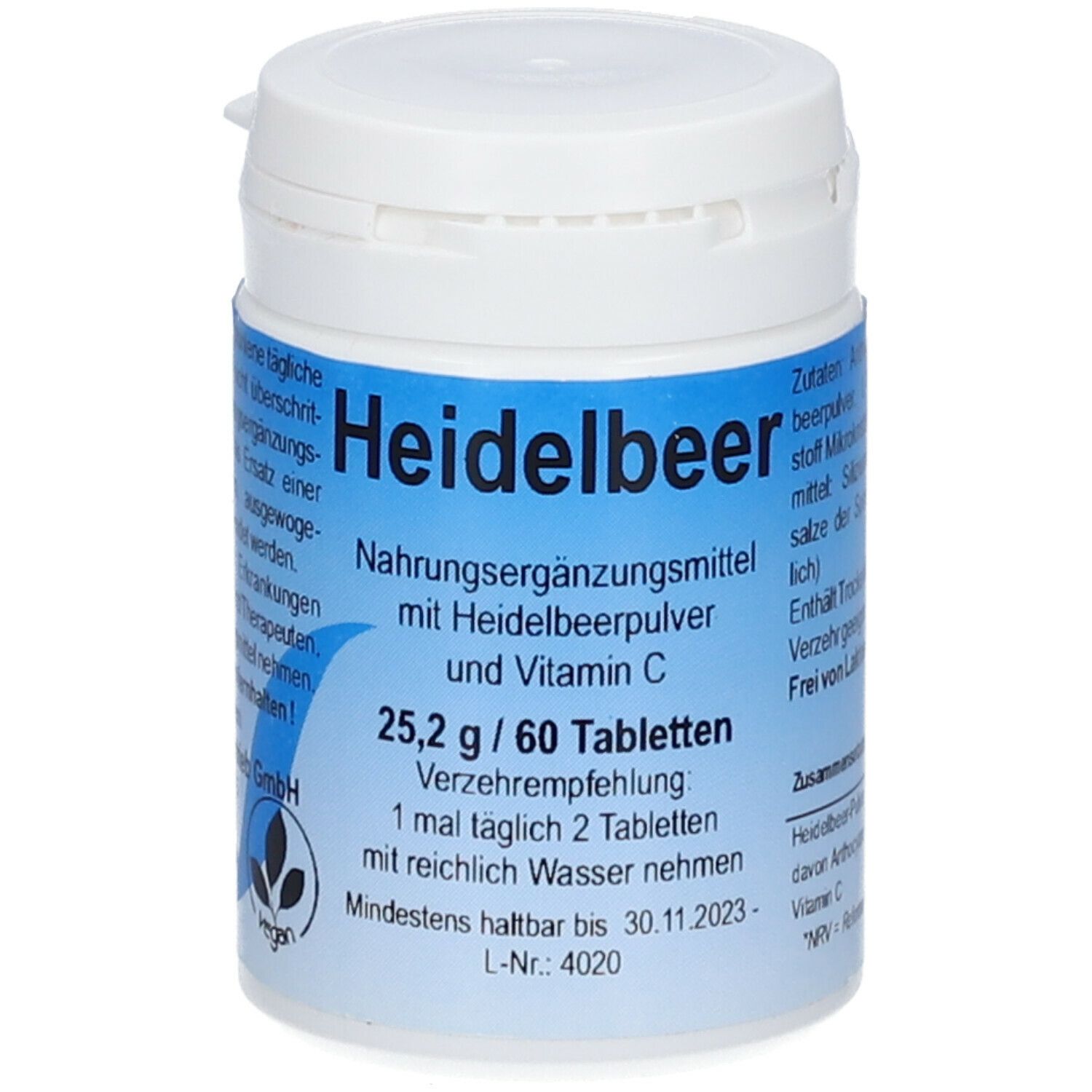 Heidelbeer Tabletten