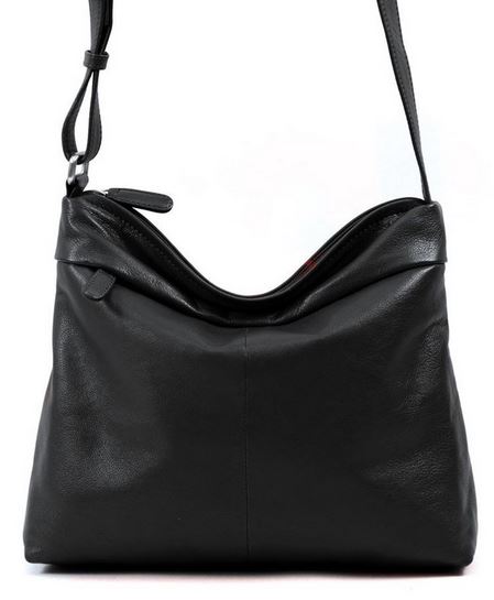 Maestro NOS Handtasche mit Reissverschluss .100N black*