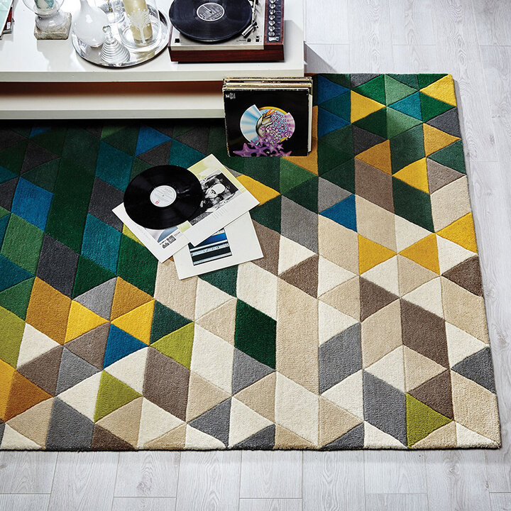 Modern vloerkleed - Illo Prism Multicolor | Kleurrijk