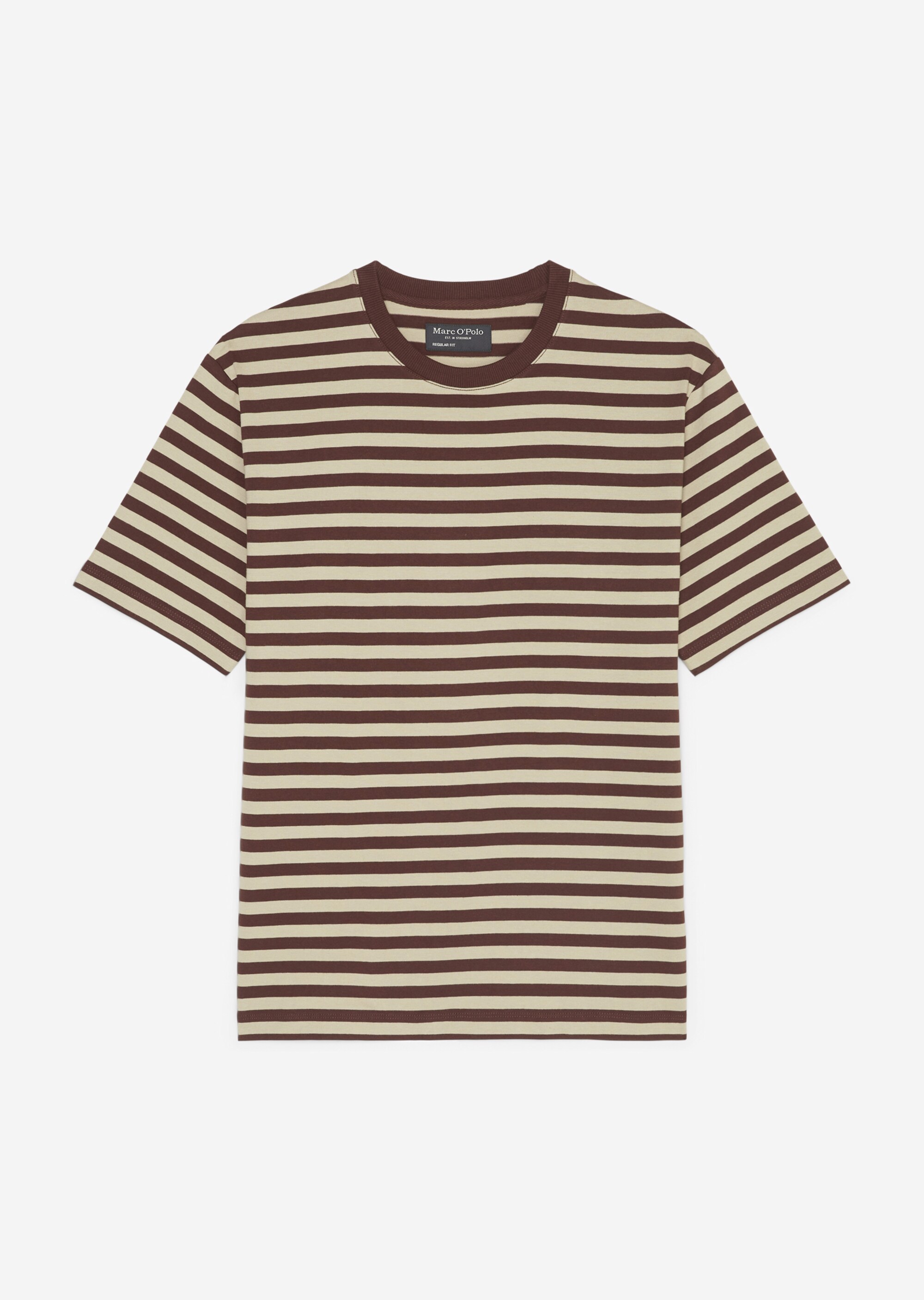 Gestreiftes T-Shirt regular in schwerer Heavy-Jersey-Qualität